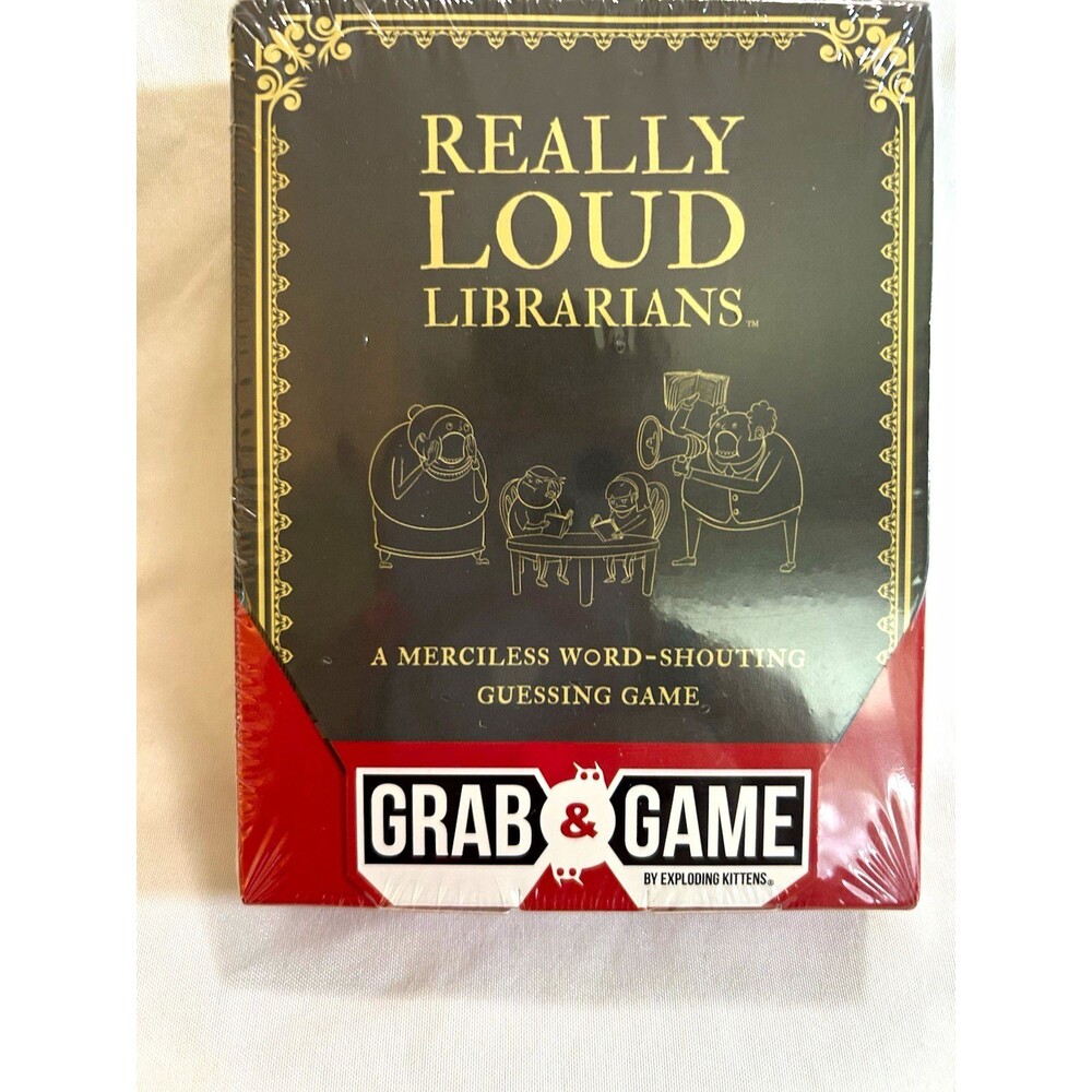 Exploding Kittens Really Loud Librarians Grab & Game Word-Shouting, 2024